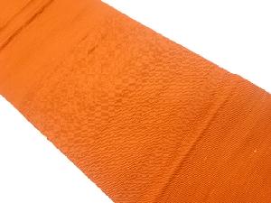 リサイクル　手織り紬無地名古屋帯